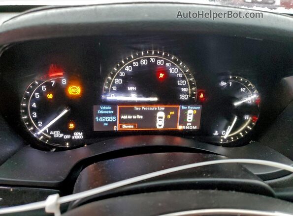 1G6AF5SX7J0107142 2018 CADILLAC ATS White ხელსაწყოთა პანელის ხედი