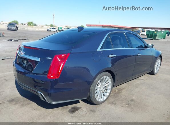 1G6AR5SS5J0142385 2018 CADILLAC CTS Blue Trasero derecho