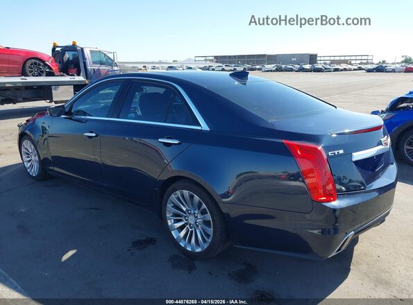 1G6AR5SS5J0142385 2018 CADILLAC CTS Blue Trasero izquierdo