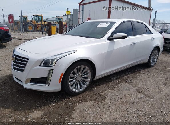 1G6AX5SX2K0138720 2019 CADILLAC CTS White წინა მარცხენა ხედი სამი მეოთხედიდან