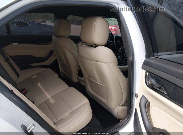 1G6AX5SX2K0138720 2019 CADILLAC CTS White VIN კოდის სტიკერის ხედი