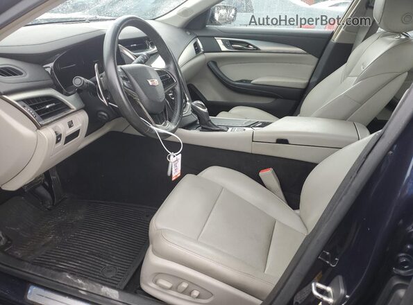 1G6AX5SX4H0157777 2017 CADILLAC CTS Blue Front interior view