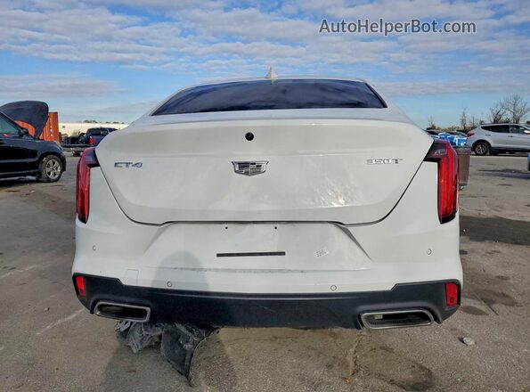 1G6DB5RK4S0115039 2025 CADILLAC CT4 White Հետևի տեսք
