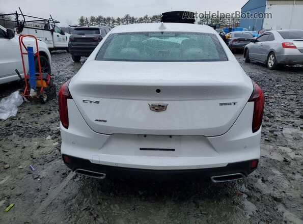 1G6DF5RK2P0121238 2023 CADILLAC CT4 White უკანა ხედი
