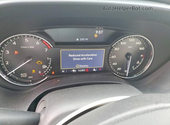 1G6DF5RK2P0121238 2023 CADILLAC CT4 White ხელსაწყოთა პანელის ხედი