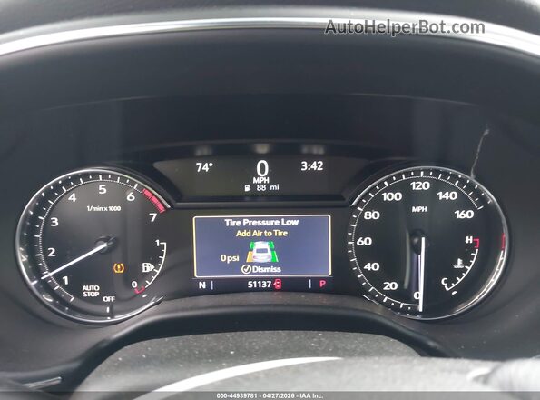 1G6DM5RK2M0113562 2021 CADILLAC CT5 Black უკანა სავარძლების ხედი