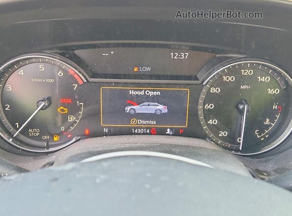 1G6DN5RK8P0132425 2023 CADILLAC CT5 White ხელსაწყოთა პანელის ხედი