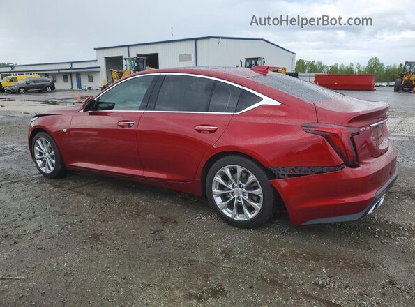 1G6DN5RW2M0133388 2021 CADILLAC CT5 Burgundy Rear left