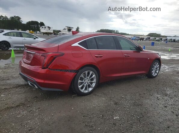 1G6DN5RW2M0133388 2021 CADILLAC CT5 Burgundy Rear right
