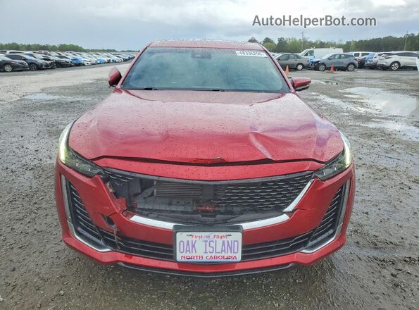 1G6DN5RW2M0133388 2021 CADILLAC CT5 Burgundy Front view