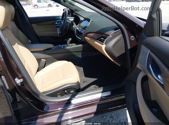 1G6DN5RW8M0143441 2021 CADILLAC CT5 Burgundy Widok wnętrza z przodu