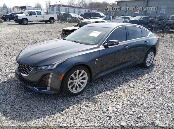 1G6DX5RK7L0141489 2020 CADILLAC CT5 Gray Առջևի ձախ երեք քառորդ տեսարան