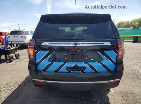 1GBSKLED1PR128886 2023 CHEVROLET TAHOE Black Вид ззаду