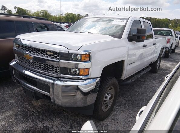 1GC1KREG3KF218975 2019 CHEVROLET SILVERADO White Передня ліва чверть