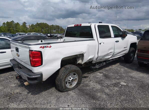 1GC1KREG3KF218975 2019 CHEVROLET SILVERADO White Вид задньої частини салону