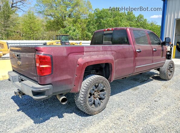 1GC1KWE86GF219939 2016 CHEVROLET SILVERADO Burgundy Tył prawy