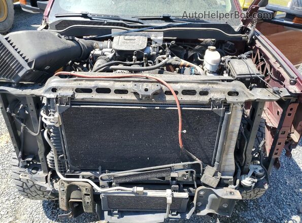 1GC1KWE86GF219939 2016 CHEVROLET SILVERADO Burgundy Widok wnętrza z tyłu