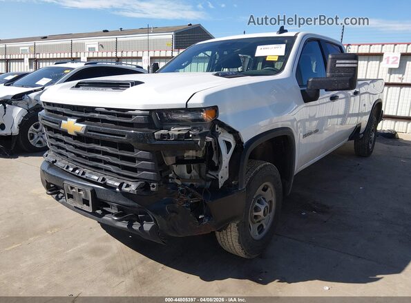 1GC1WLE78RF468613 2024 CHEVROLET SILVERADO White Передня ліва чверть