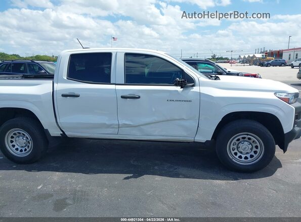 1GCGSBEC2P1198138 2023 CHEVROLET COLORADO White Front view
