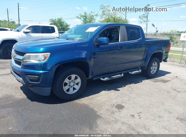 1GCGSBEN6L1149813 2020 CHEVROLET COLORADO Blue Vista tres cuartos delantera izquierda