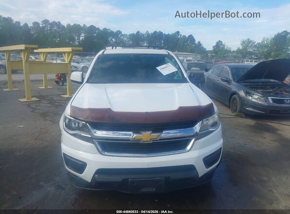 1GCGSCE30G1125758 2016 CHEVROLET COLORADO Белый Вид щитка приборов