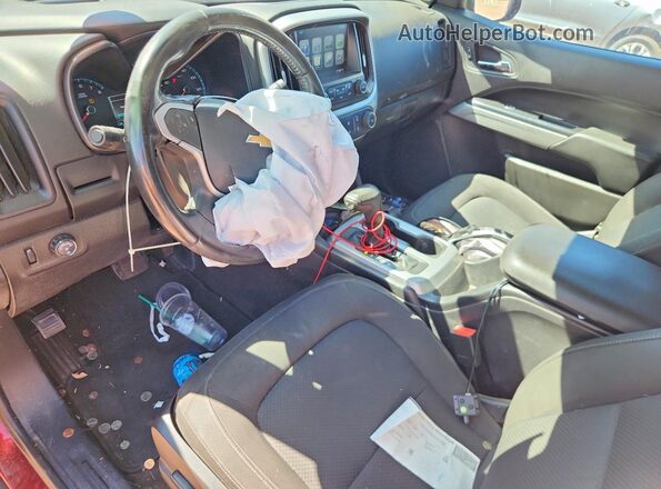 1GCGSCE30G1395234 2016 CHEVROLET COLORADO Красный Вид панели приборов