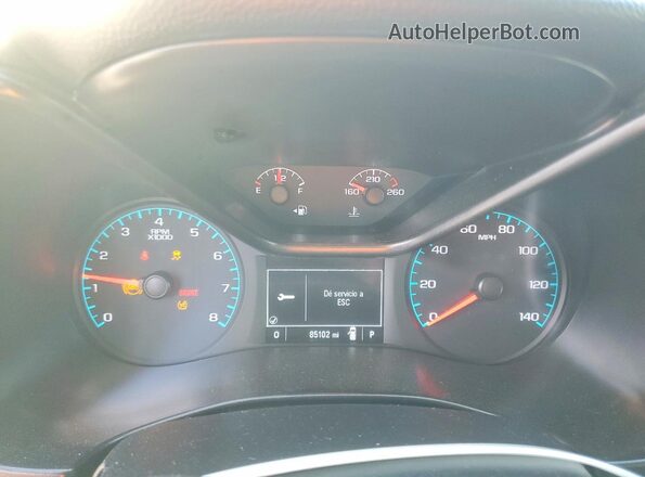 1GCGSCEA2M1128512 2021 CHEVROLET COLORADO Белый Вид щитка приборов