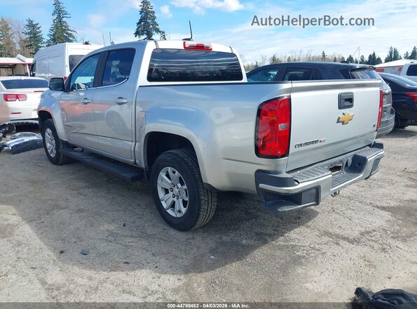 1GCGSCEN4J1257298 2018 CHEVROLET COLORADO Silver Trasero izquierdo