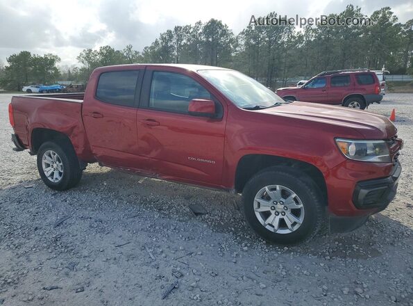 1GCGSCEN4M1129907 2021 CHEVROLET COLORADO Red Передня права чверть