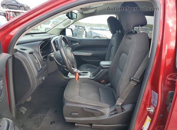 1GCGSCEN4M1129907 2021 CHEVROLET COLORADO Red Вид салону спереду