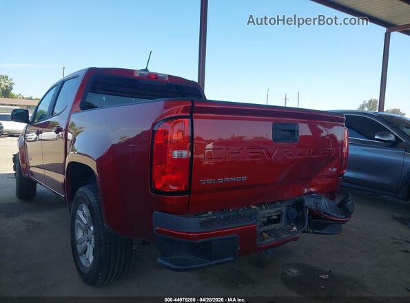 1GCGSCEN7M1130291 2021 CHEVROLET COLORADO Red Rear left