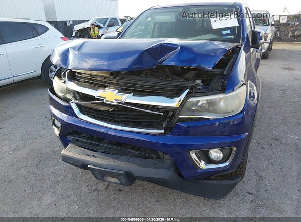 1GCGTCE37G1264492 2016 CHEVROLET COLORADO Blue Вид спереду