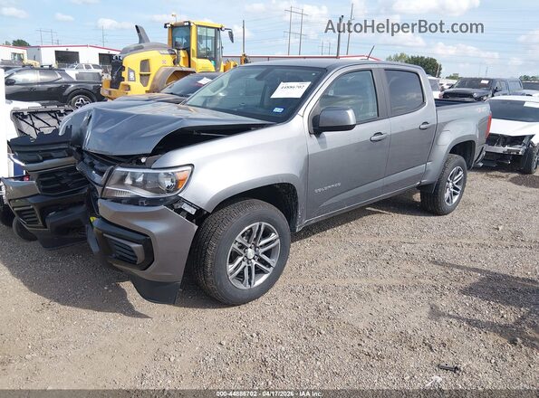 1GCGTCEN0N1108826 2022 CHEVROLET COLORADO Gray Передня ліва чверть