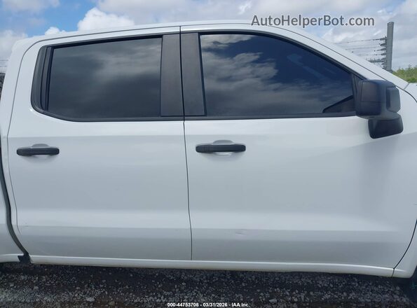 1GCPDBEK3PZ104934 2023 CHEVROLET SILVERADO White Vista del cuadro de instrumentos