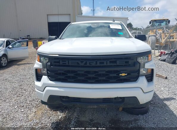 1GCPDBEK3PZ104934 2023 CHEVROLET SILVERADO White Vista del salpicadero