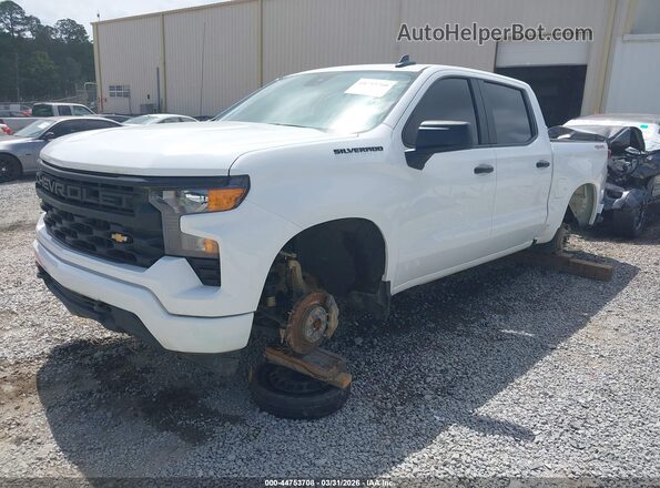 1GCPDBEK3PZ104934 2023 CHEVROLET SILVERADO White Vista tres cuartos delantera izquierda