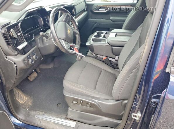 1GCPDDEK5NZ622357 2022 CHEVROLET SILVERADO Blue Vista interior delantera
