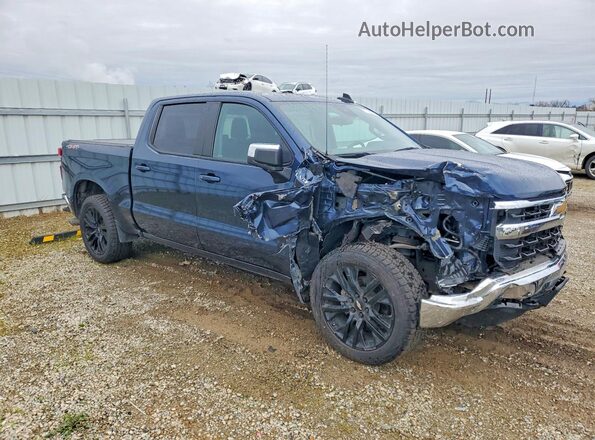 1GCPDDEK5NZ622357 2022 CHEVROLET SILVERADO Blue Delantero derecho