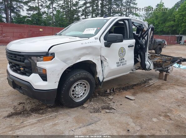 1GCPKAEK2SZ270399 2025 CHEVROLET SILVERADO Белый Передняя левая четверть