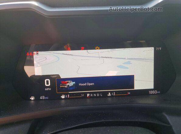 1GCPSBEKXT1115900 2026 CHEVROLET COLORADO White Instrument cluster view