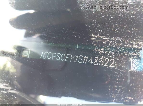 1GCPSCEK1S1148322 2025 CHEVROLET COLORADO Silver Widok komory silnika