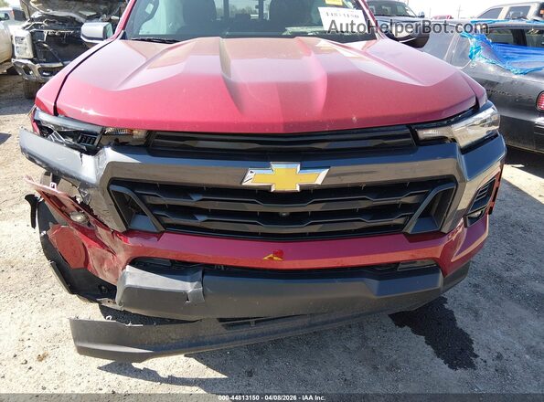 1GCPSCEK8P1173760 2023 CHEVROLET COLORADO Red Instrument cluster view