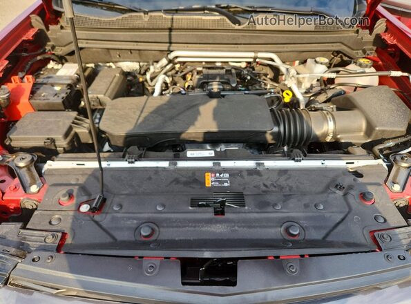 1GCPSCEKXT1151897 2026 CHEVROLET COLORADO Красный Вид задней части салона