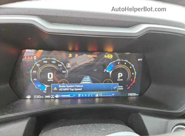 1GCPTEEK3R1270652 2024 CHEVROLET COLORADO Silver Vista del cuadro de instrumentos