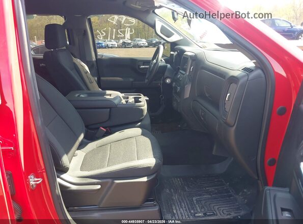 1GCPYCEF7LZ328411 2020 CHEVROLET SILVERADO Red Vista interior delantera