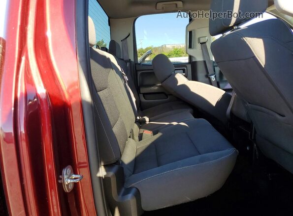 1GCRCREC4GZ247761 2016 CHEVROLET SILVERADO Бордовый Вид задних сидений
