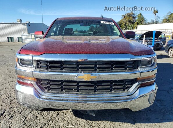1GCRCREC4GZ247761 2016 CHEVROLET SILVERADO Бордовый Вид спереди