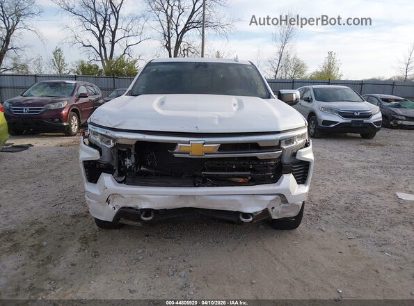 1GCUKJEL7SZ118372 2025 CHEVROLET SILVERADO White Vista del cuadro de instrumentos
