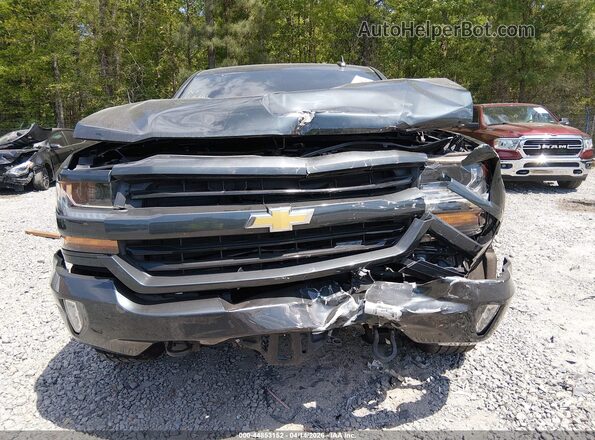 1GCUKREC4JF248916 2018 CHEVROLET SILVERADO Gray Вид щитка приладів