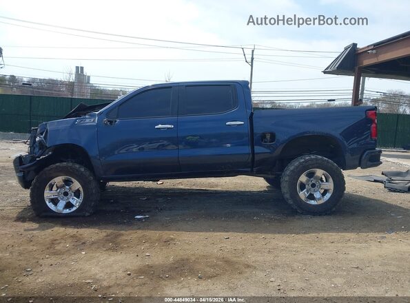 1GCUYEED5NZ228176 2022 CHEVROLET SILVERADO Blue 